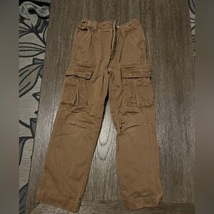 Boys Brown Cargo Pants - Unbranded